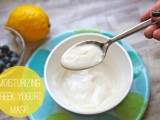 Greek yogurt face mask