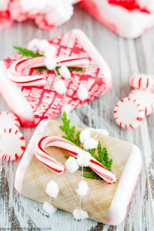 DIY Peppermint Soap For Christmas