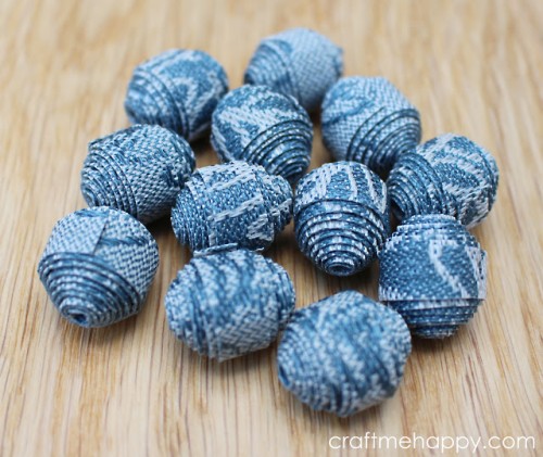 DIY Resin Coated Fabric Beads For Jewelry Making