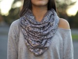 sequined scarf