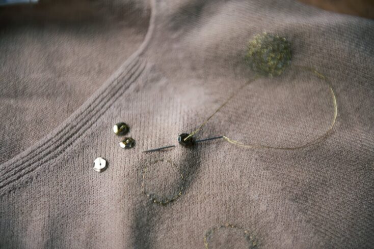 How To Restyle Sweater DIY Sparkly Sweater Restyle - Styleoholic