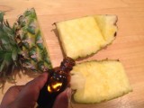 pineapple and salt peel body scrub