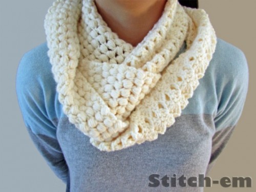DIY Two Textured Crochet Scarf To Make