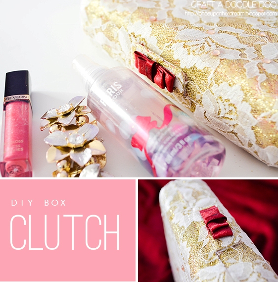 Diy valentino inspired lace clutch  1