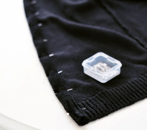 DIY Versace Inspired Open Back Sweater
