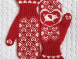 flying pig mittens