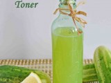 cucumber lemon face toner