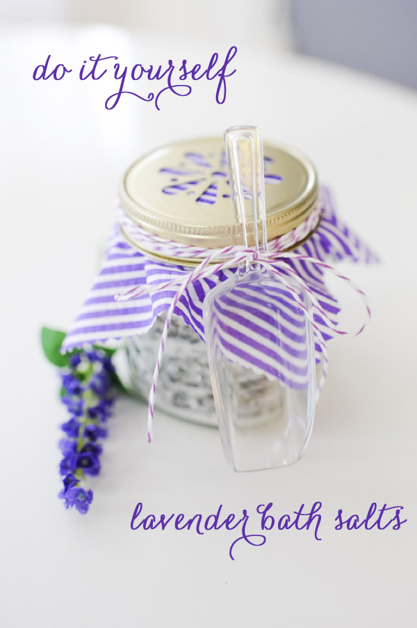 lavender bath salts (via heartloveweddings)