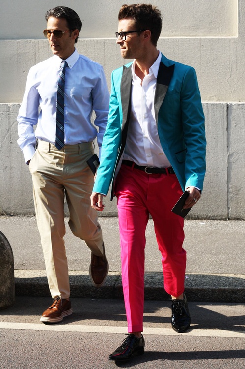 Edgy Bright Men Outfits For Work