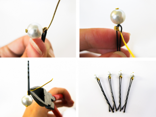 Elegant And Simple DIY Pearl Pins