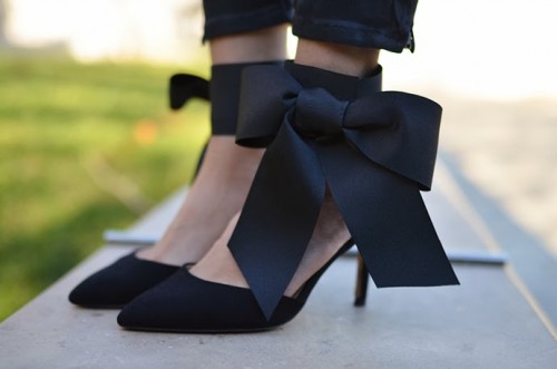 Elegant DIY Bow Heels