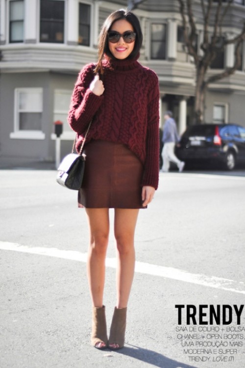 Fashion Trend Alert: 15 Ideas To Wear Clothes In Wine Shades