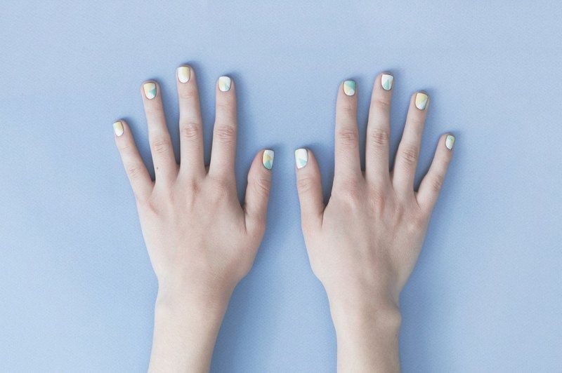 Fresh and lovely diy geometric nail art to try now  6