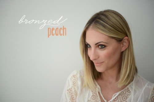 Fresh And Pretty DIY Summer Bronzed Peach Makeup