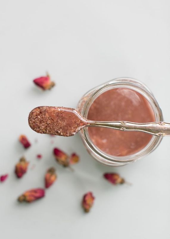 Picture Of gentle diy rose chamomile face scrub to try  1