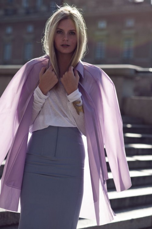 Girlish And Romantic Lavender Outfits For Work