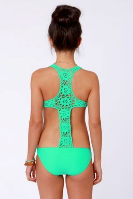 Picture Of girlish lace swimsuits to rock this summer  7