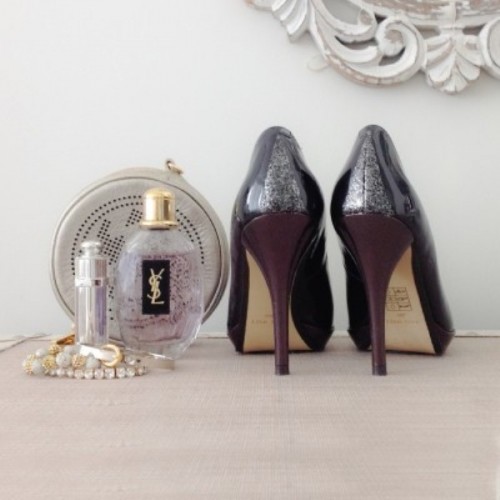 Gorgeous DIY Glitter Touched Heels
