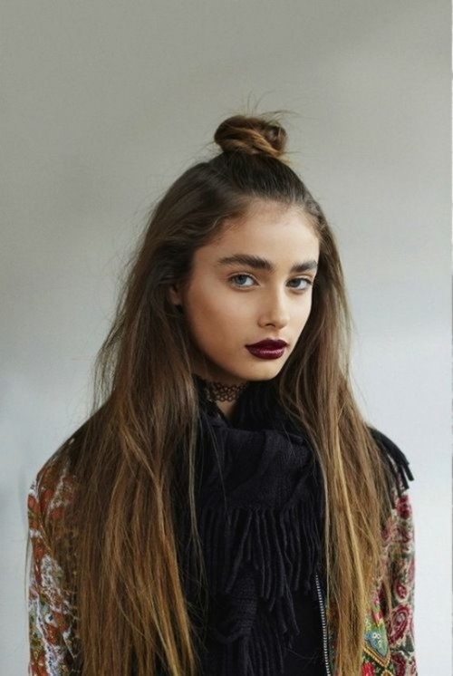 How To Rock A Perfect Half Top Knot Hairstyle: 21 Cool Ideas