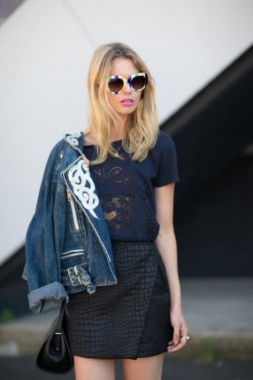 How To Wear A Leather Skirt: 23 Great Looks To Get Inspired