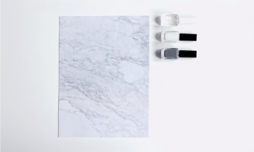 Luxurious DIY Marble Manicure To Try