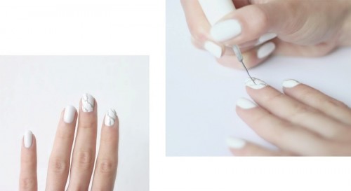 Luxurious DIY Marble Manicure To Try