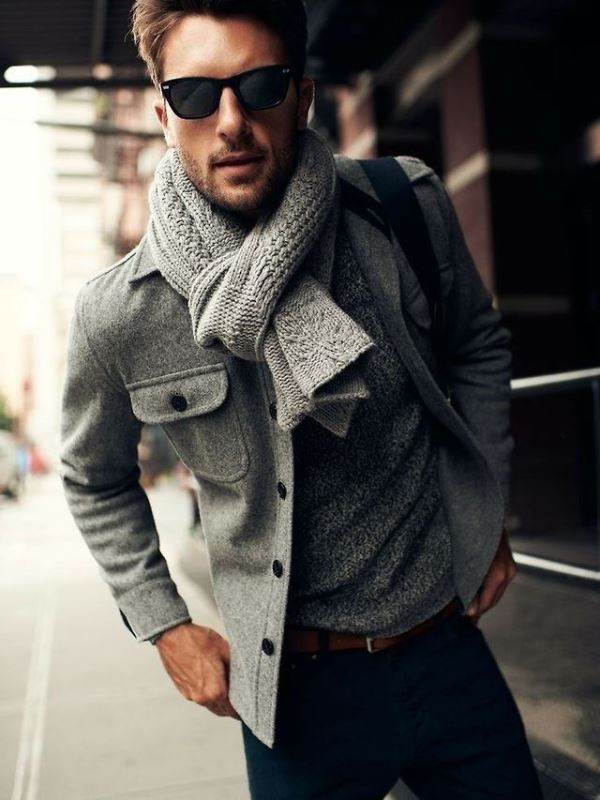Men scarves inspiration 19 stylish fall looks to recreate  8