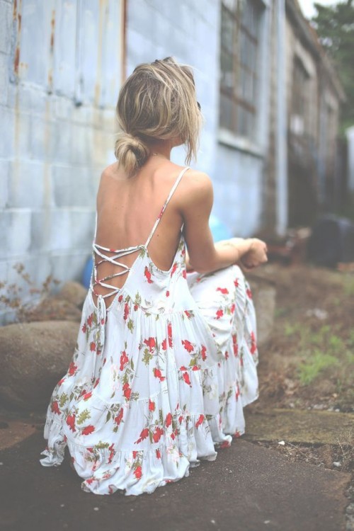 Making A Statement: 25 Open Back Dresses For Summer