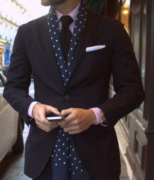 Polka Dot Men Outfits For Work