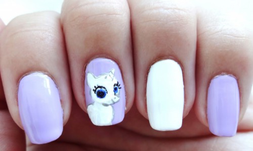 Pretty DIY My Little Pony Manicure