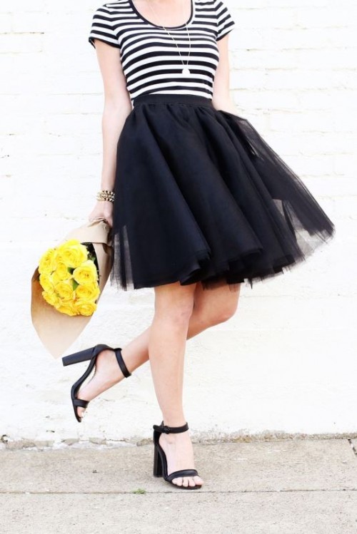 Pretty Girlish DIY Tulle Skirt To Make