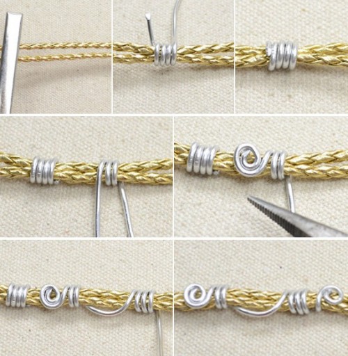 Refined DIY Leather Cord Bracelet With Pearls