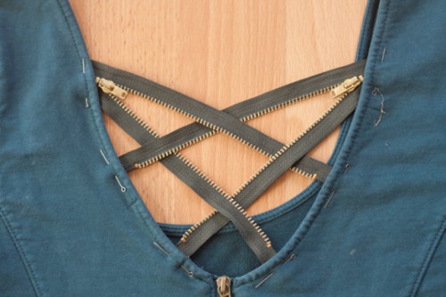 Sexy DIY Zipper Back Dress