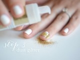 simple-and-pretty-diy-glittery-gold-and-white-manicure-5