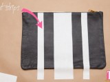 striped-diy-leather-clutch-with-a-heart-pattern-2