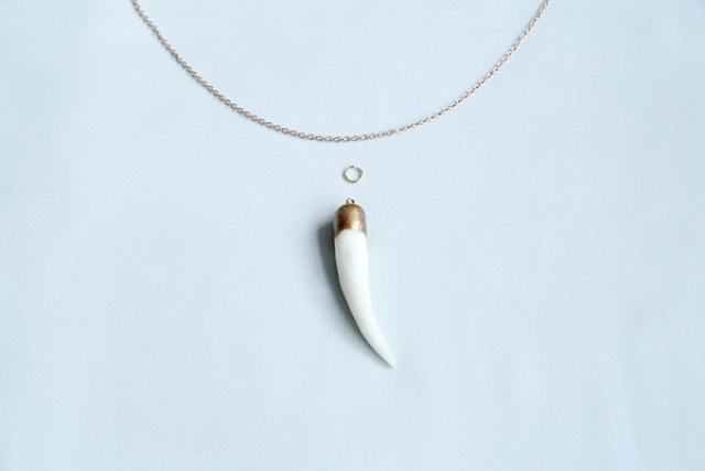 Picture Of stunning diy faux horn pendant  7