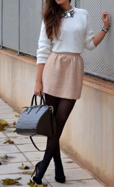 Stylish And Comfy Sweater Work Outfits For Girls