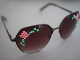 DIY Embroidered Sunglasses
