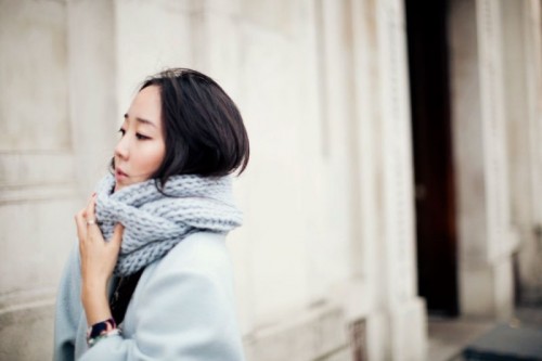 Stylish And Lovely DIY Knitted Snood