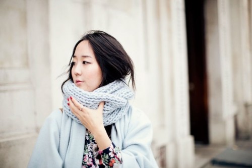 Stylish And Lovely DIY Knitted Snood