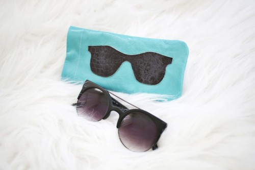 Stylish DIY Leather Sunglasses Holder