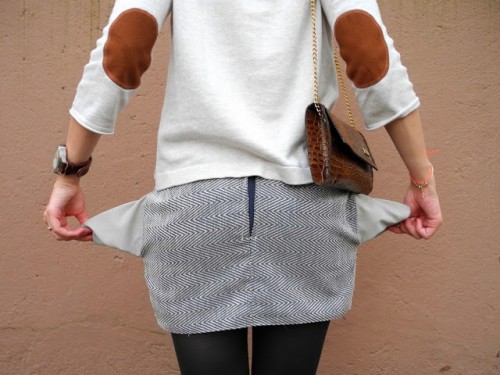 Stylish DIY Miniskirt With Pockets