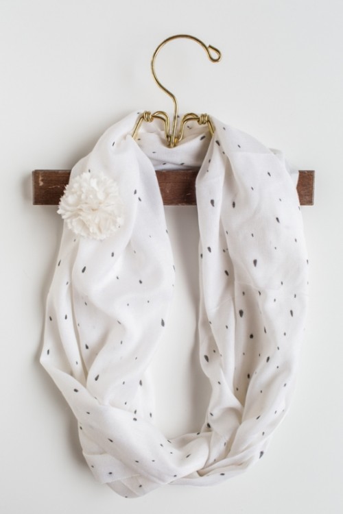 Sweet And Airy DIY Dotted Summer Scarf