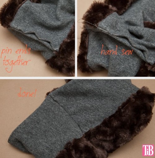 Trendy DIY Faux Fur Scarf