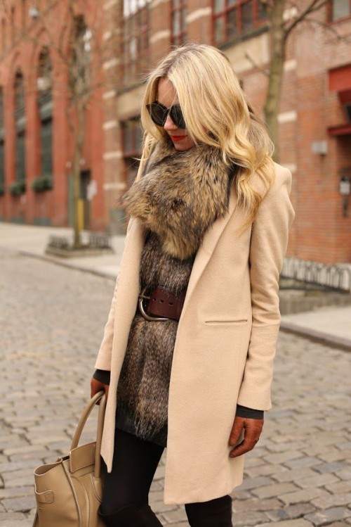 Trendy Fall Layer Looks With Fur