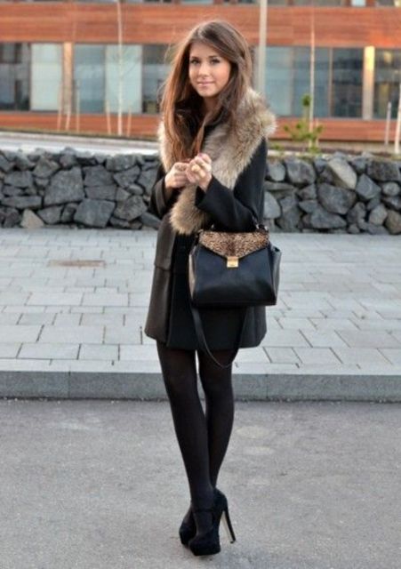 Trendy Fall Layer Looks With Fur