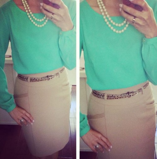 Ideas To Rock Mint Color At Work