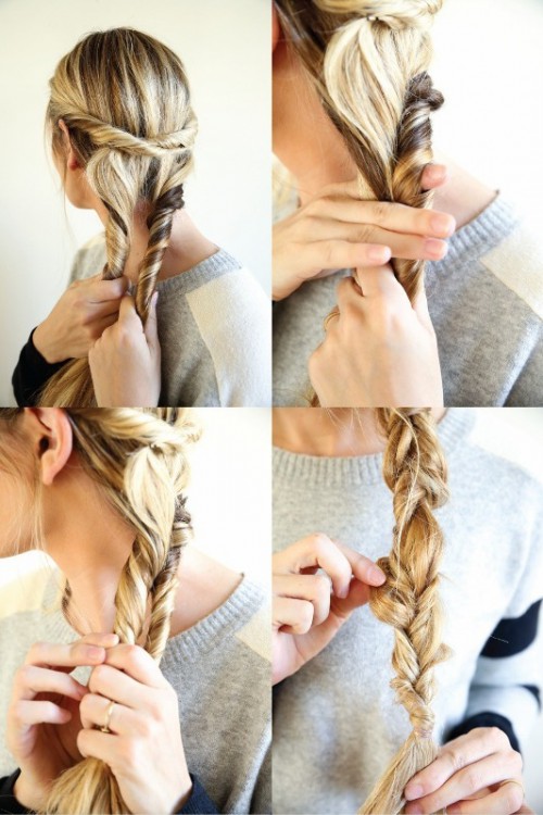 Unusual DIY The Twist And Pull Apart Hairstyle