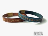 vintage-looking-diy-gilded-stamped-leather-bracelet-1