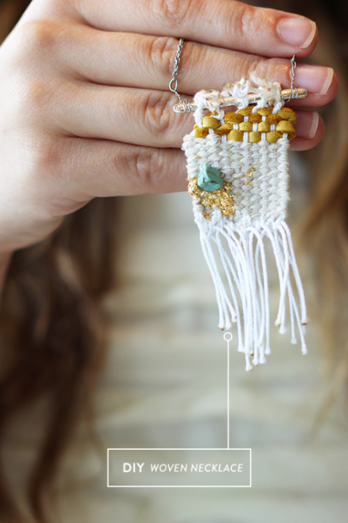 Whimsy And Original DIY Woven Necklace